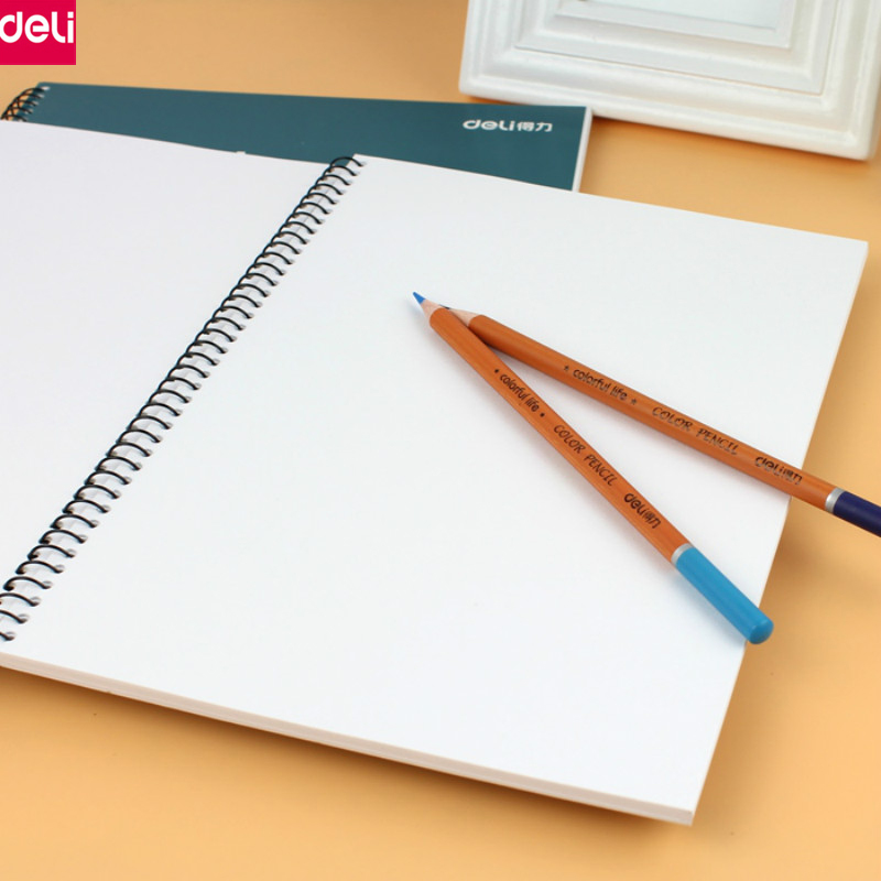 800x800 Deli Sketchbook Spiral Book Blank Paper Journal Book Diary