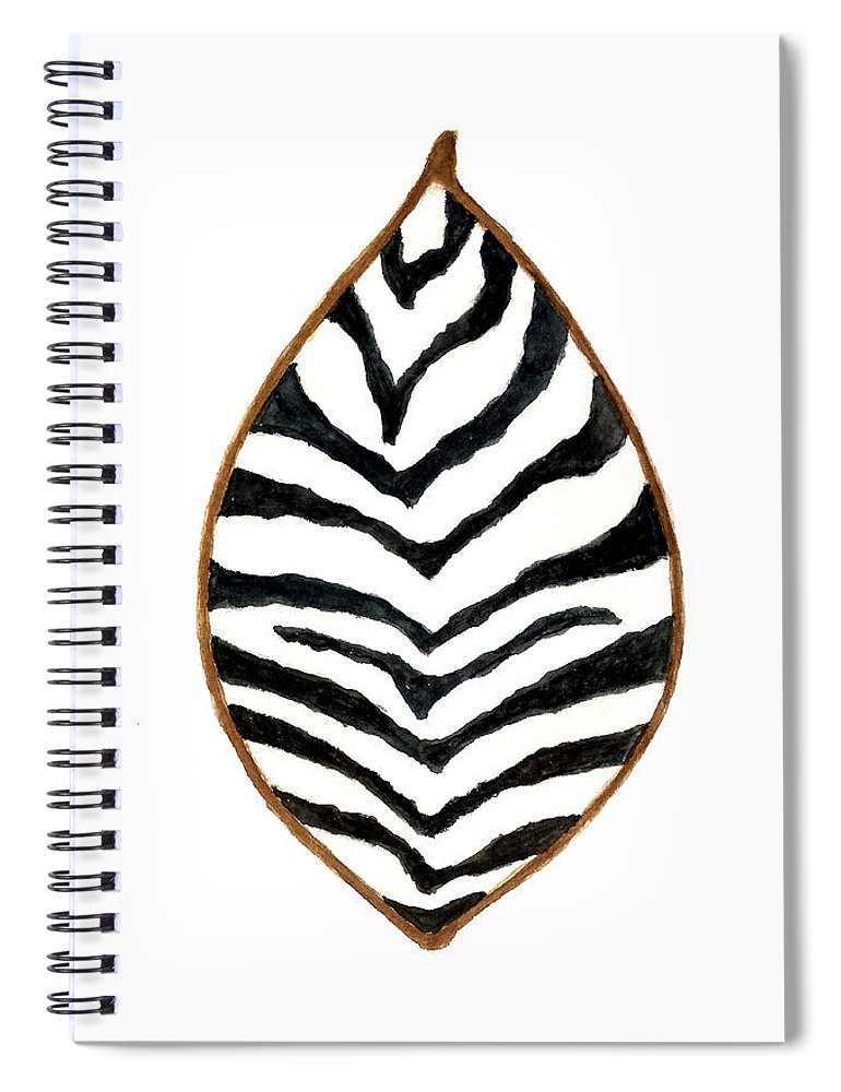 770x1000 African Zebra Skin Shield Spiral Notebook For Sale