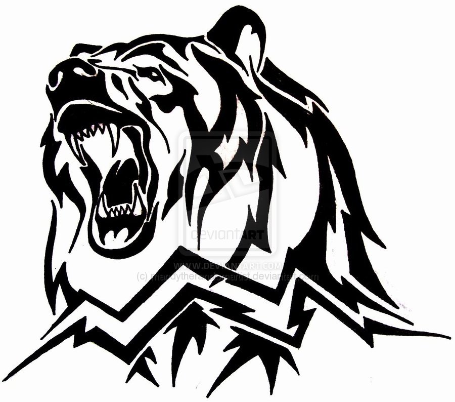 900x794 Drawing Totem Bear Pole Spirit