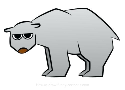 500x360 Easy Bear Drawing Draw A Polar Bear Easy Cute Teddy Bear Drawings