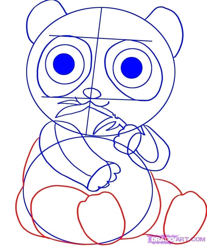 681x809 How To Draw A Cartoon Bear Face Running