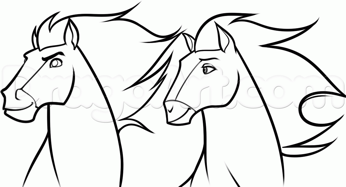 1126x609 How To Draw Spirit And Rain, Step