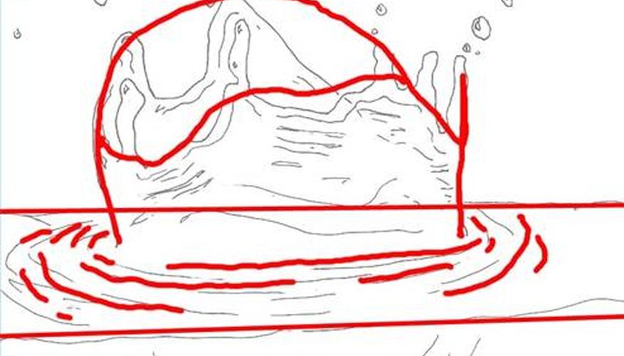 877x500 How To Draw Splashing Water Our Pastimes