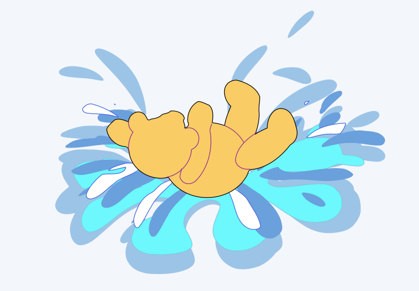 815x566 Create In Spain Beary Big Splash! Creating An Outline Drawing