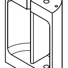 226x226 A Drawing Of A Half Piece Of The Split Cavity The Partition