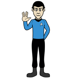 250x250 how to draw spock from star trek