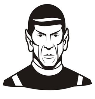 316x330 Mr Spock Decal Sticker