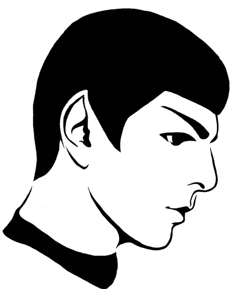 835x957 Spock Stencil