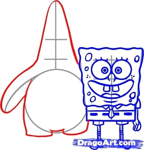 477x499 Drawings Of Spongebob And Patrick How To Draw And Step Draw