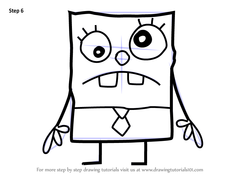 848x602 Learn How To Draw Doodlebob From Spongebob Squarepants