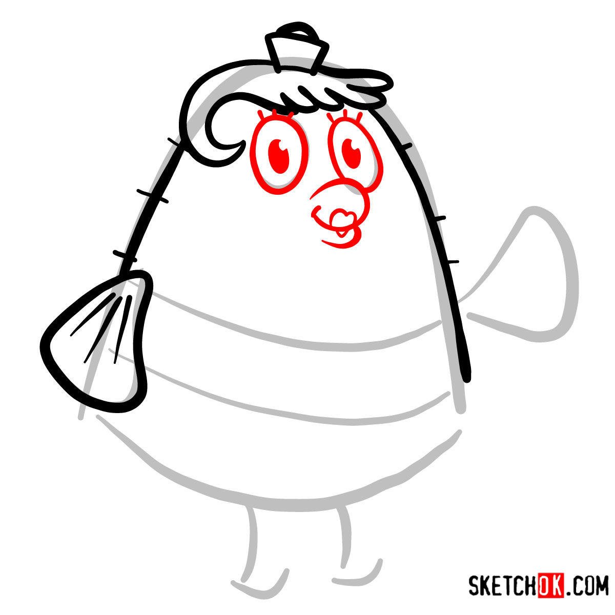 1200x1200 How To Draw Mrs Puff Spongebob