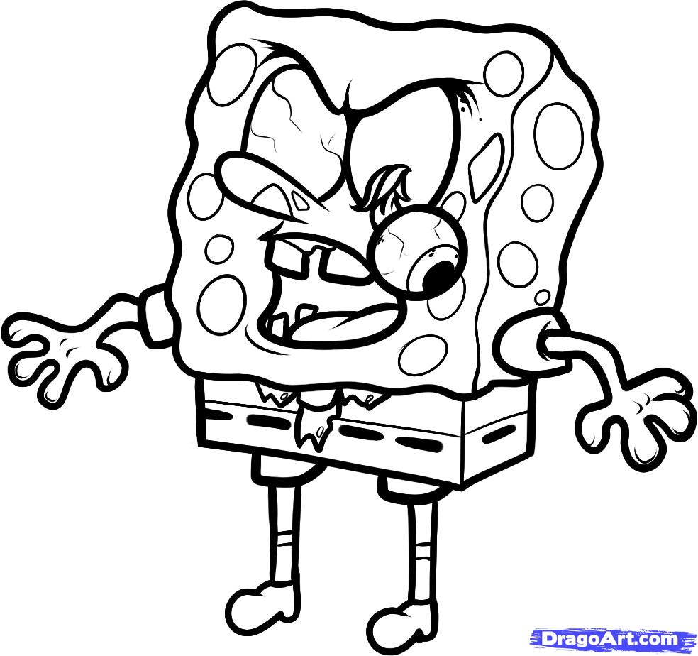 Spongebob Drawing Comes To Life