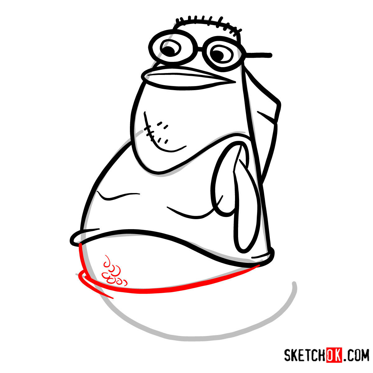 1200x1200 How To Draw Bubble Bass Spongebob