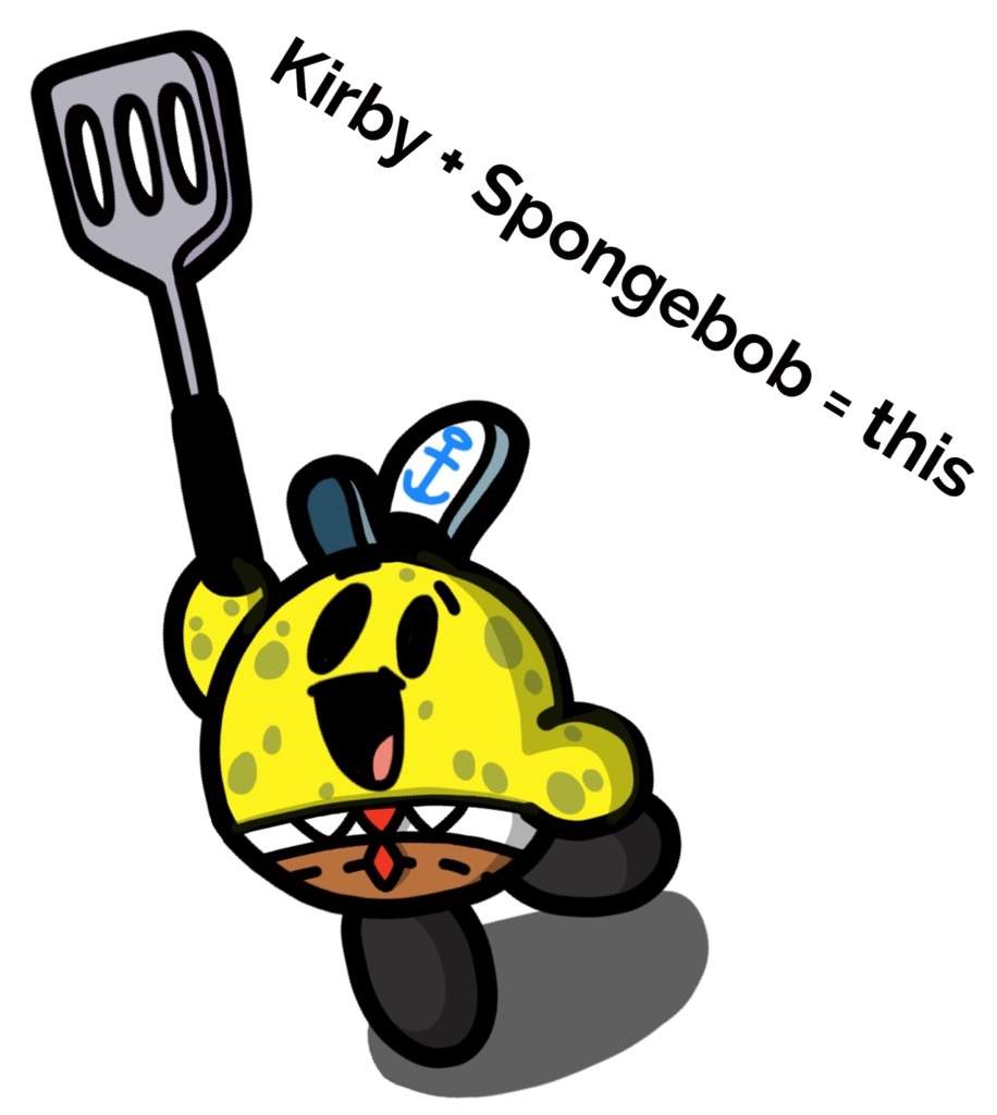 916x1024 Kirby + Spongebob Drawing Video Games Amino