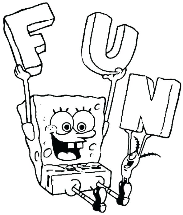 594x696 Spongebob Coloring Pages Games