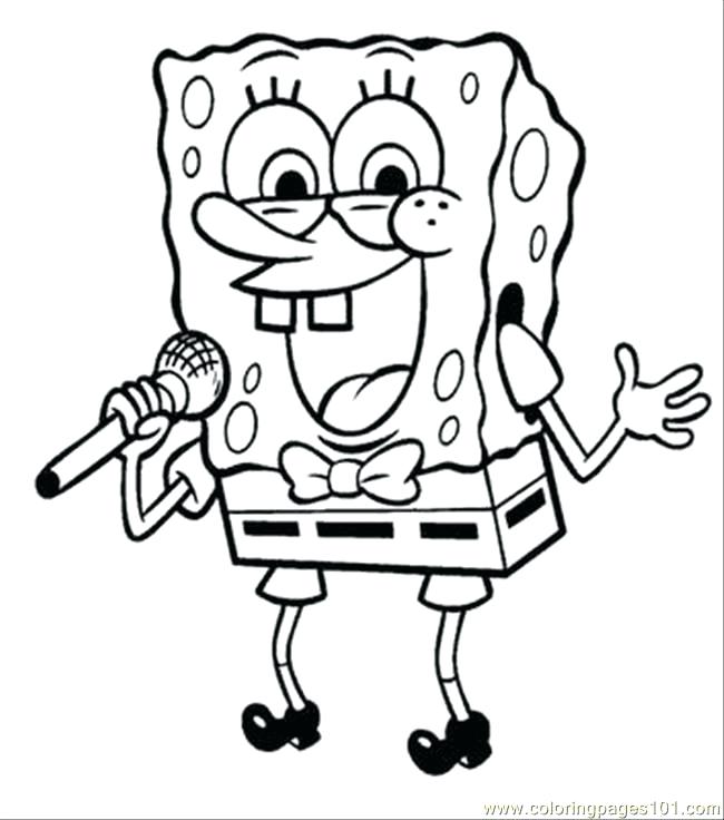 650x736 Coloring Pages Spongebob Coloring Pictures Drawing Game At Pages