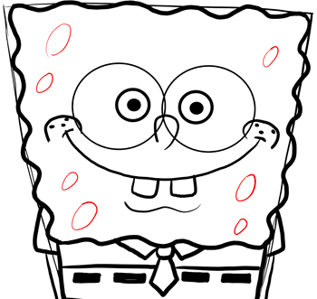 350x331 Step Easy Spongebob Squarepants Drawing Lesson