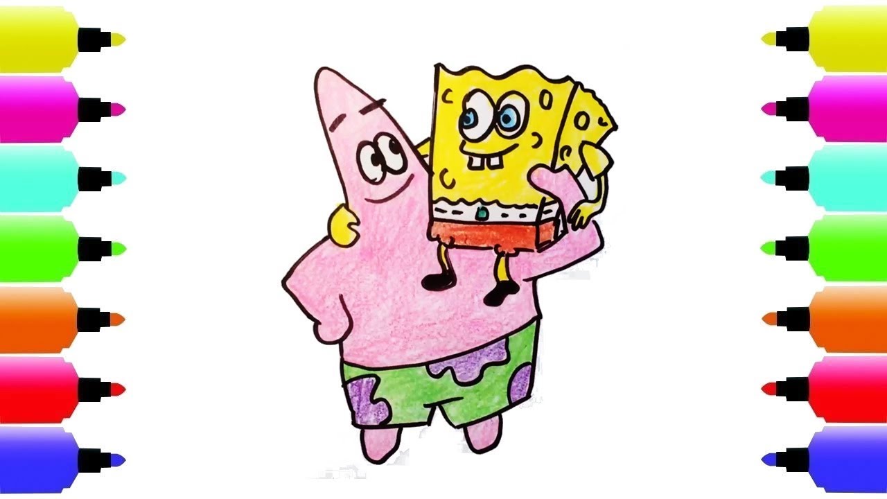 1280x720 How To Draw Spongebob Squarepants, Patrick Star
