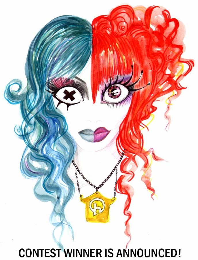 688x904 Spooky, Cute, Gothic, Halloween Art Drawings! Winners Of Goth