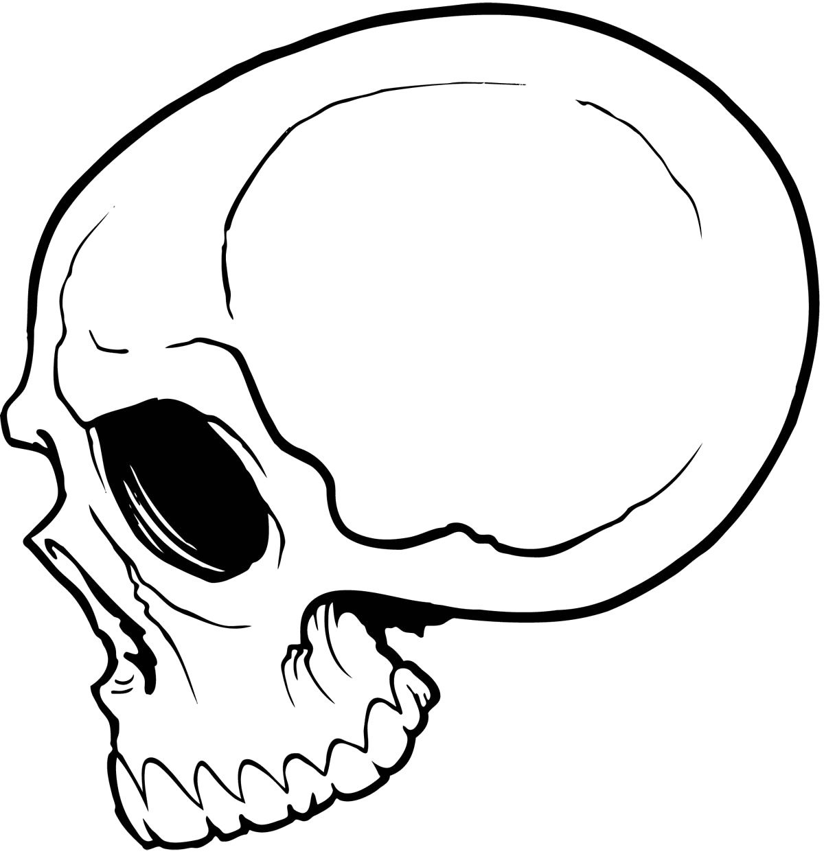 1200x1244 Cartoon Skull Drawings Spooky Drawing Stock Images Image
