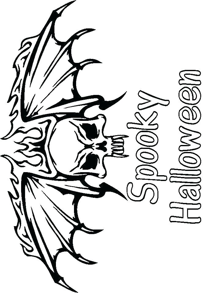 700x960 Spooky House Coloring Pages Scary Haunted Easy Ring Porongurup
