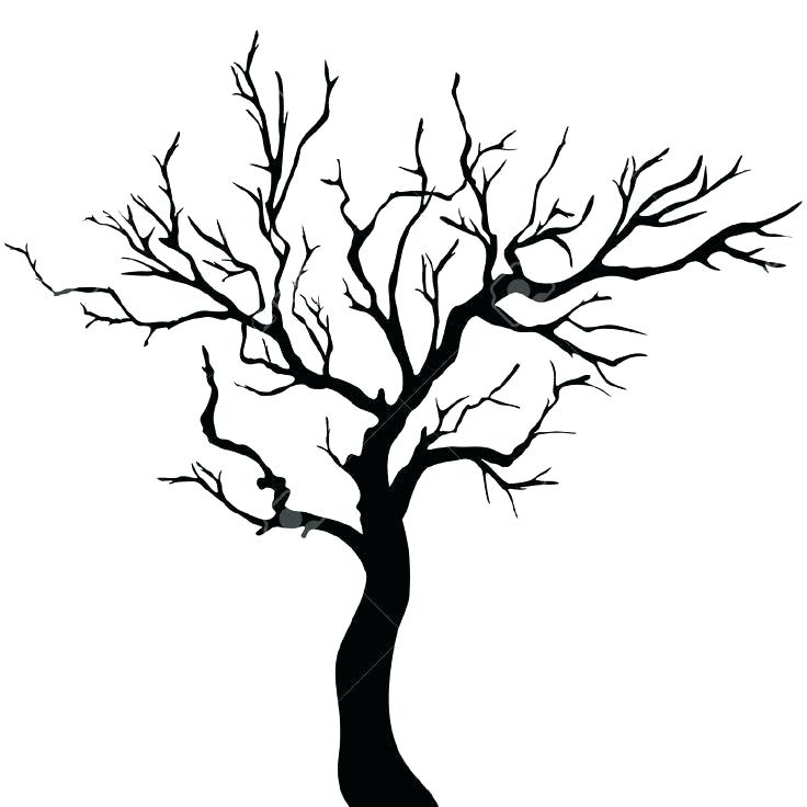 Spooky Tree Drawing | Free download on ClipArtMag