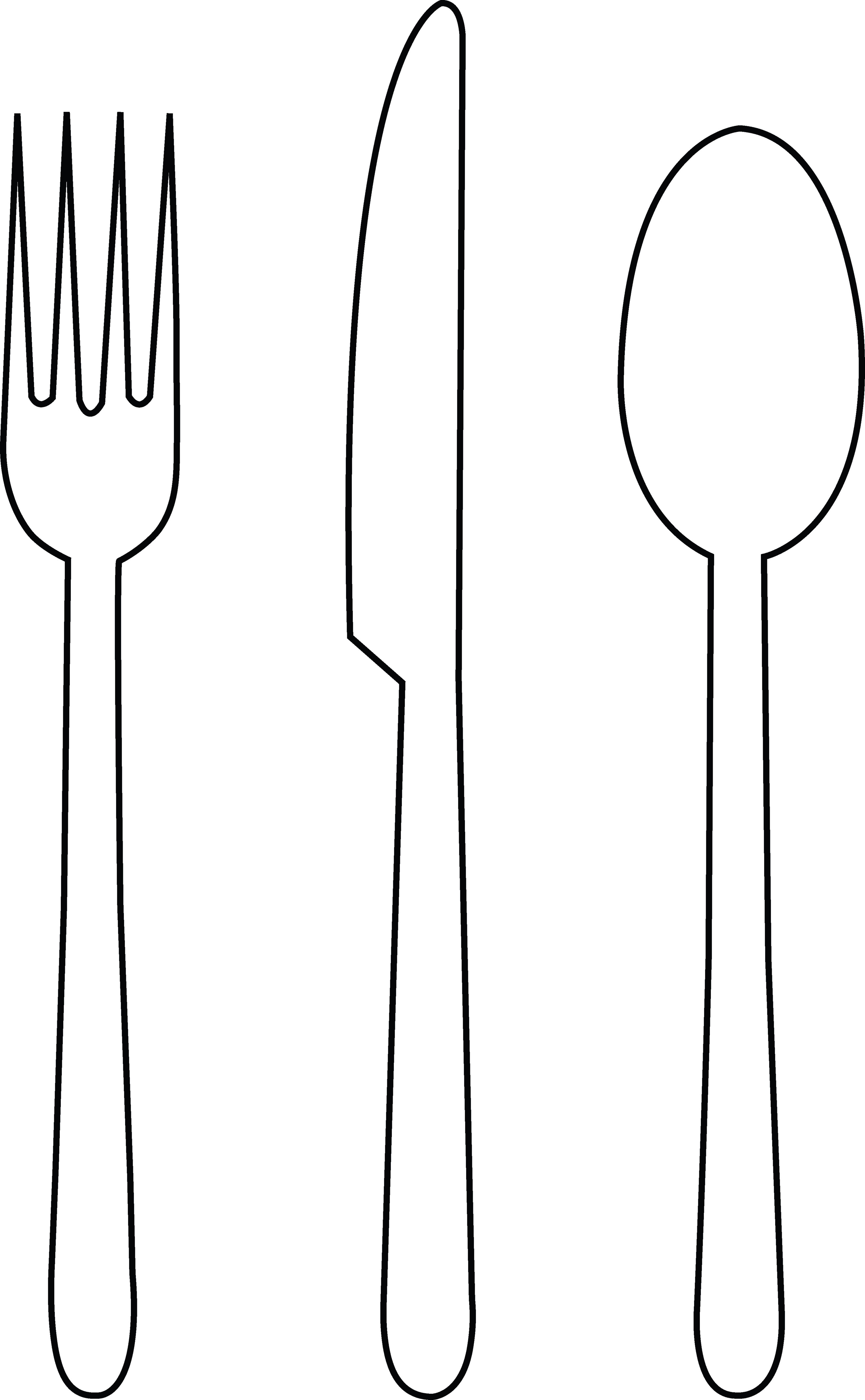 3284x5315 Clip Art Forks And Spoons Clipart Collection