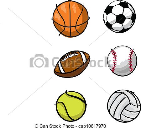 450x411 Kids Sports Balls Various Illustrations Of Sports Balls Vector