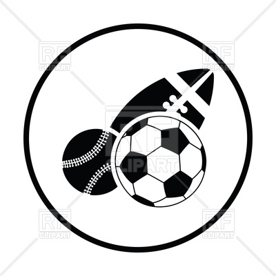 400x400 sport balls icon vector image of sport and leisure angelp