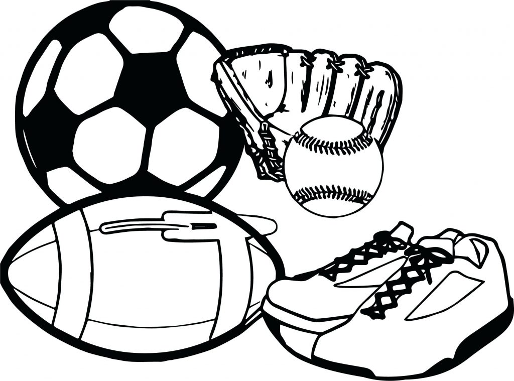 1024x759 Sports Balls Coloring Pages Bestofcoloring Com Ball
