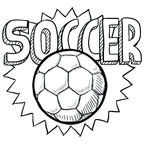 500x500 Sports Balls Coloring Pages Soccer Ball Coloring