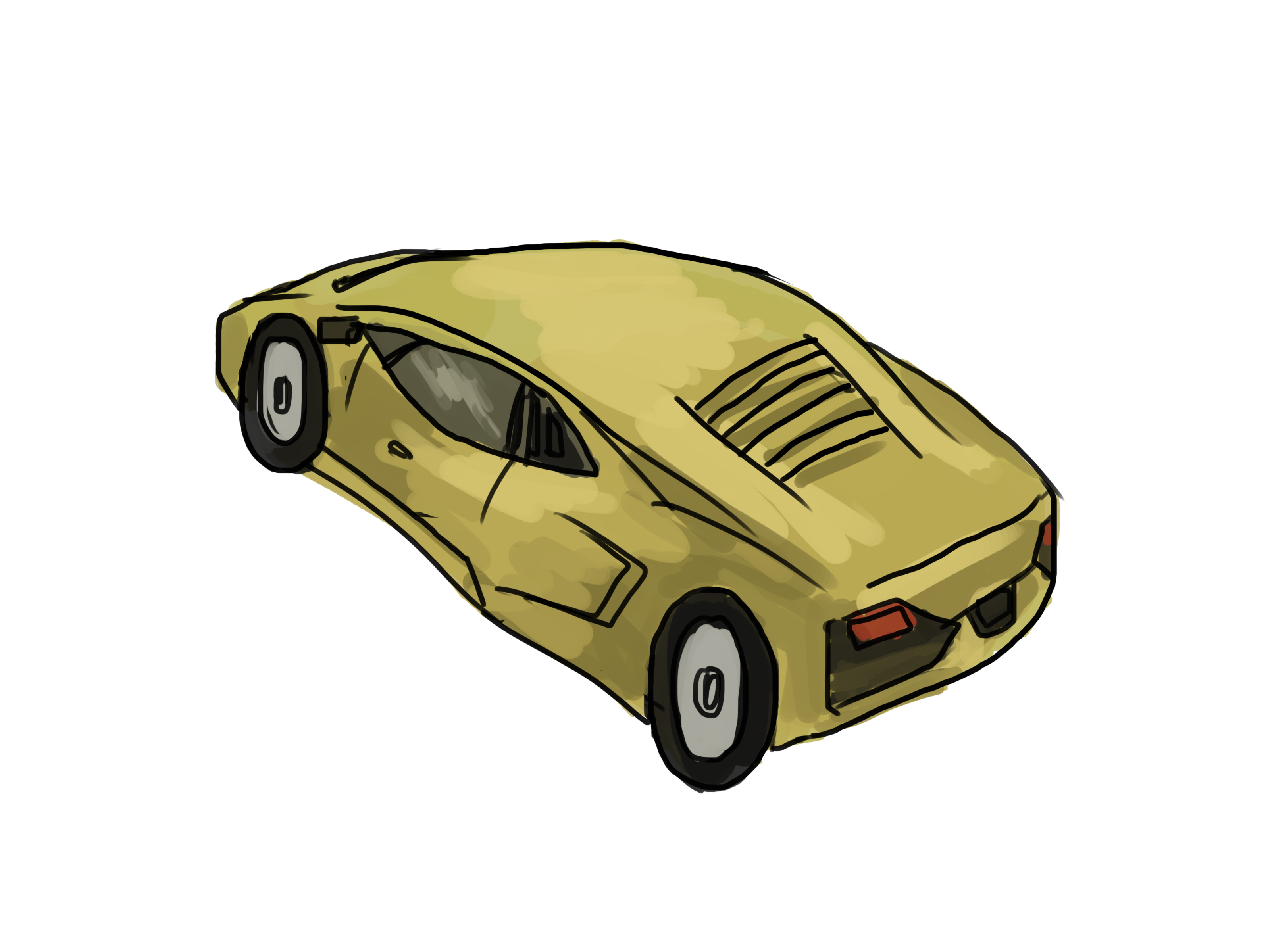Sports Car Drawing