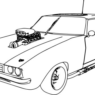 336x336 Car Coloring Pages Easy Army Free Printable For Adults Sports