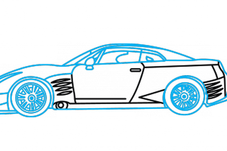450x300 Collection Of Free Car Drawing Gtr Download On Ui Ex