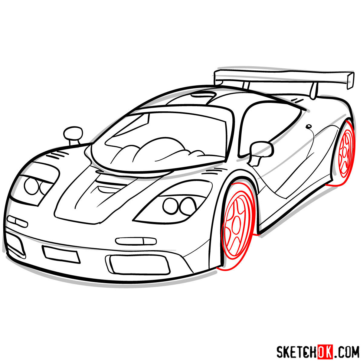 1200x1200 How To Draw Mclaren