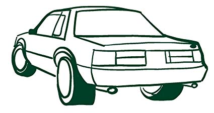 425x225 Hbarsci Sports Car Vinyl Decal