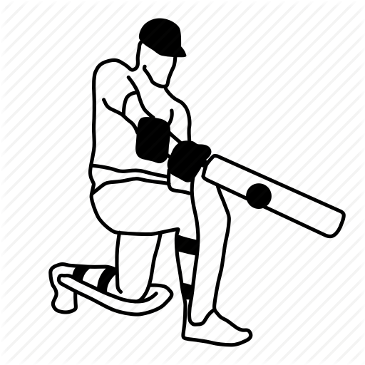 512x512 Collection Of Free Cricket Drawing Sport Download On Ui Ex