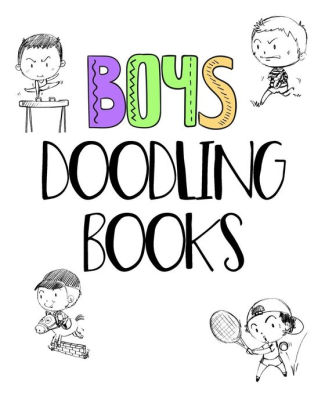 325x406 Boys Doodling Books Dot Grid Journal Sketchbook