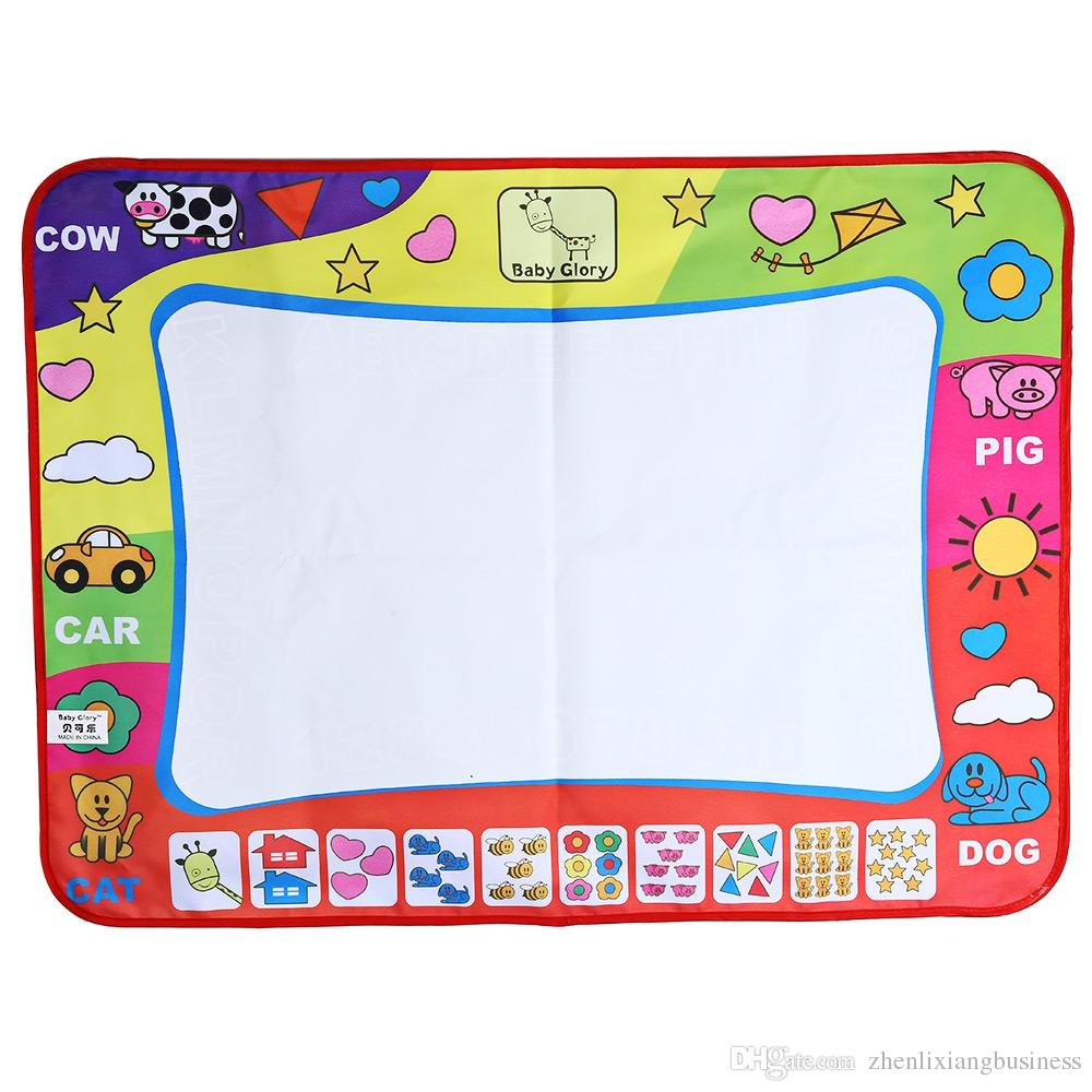 1000x1000 Children Doodle Drawing Toys Painting Mat + Water Drawing Pen