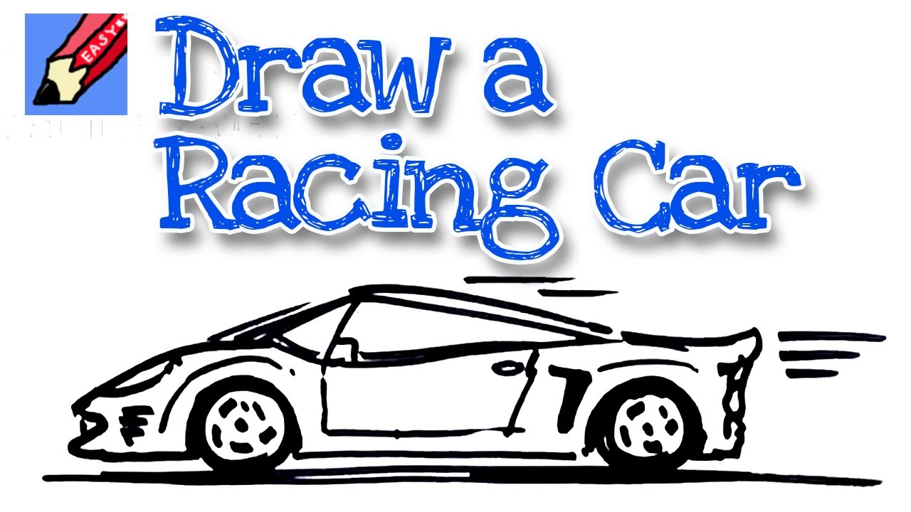 1280x720 How To Draw Sports Car Real Easy