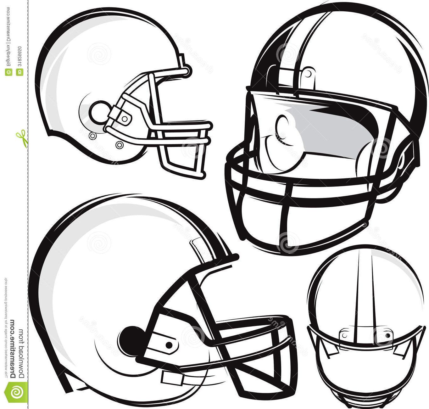 1364x1300 Huge Collection Of 'football Helmets Drawing' Download More Than