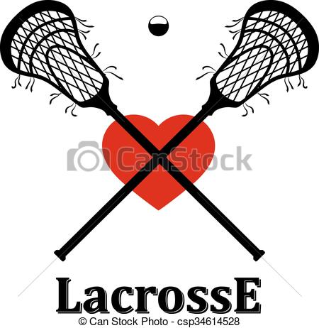 450x462 Lacrosse Clipart Drawing