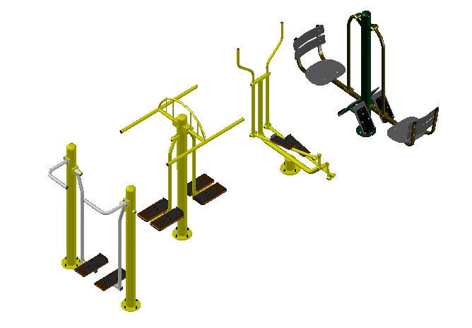 668x464 Outdoor Gym Exercise Equipment