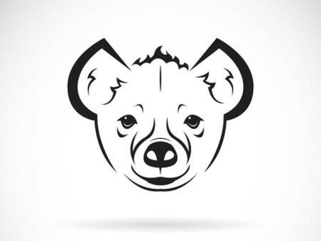 640x480 Free Drawn Hyena, Download Free Clip Art