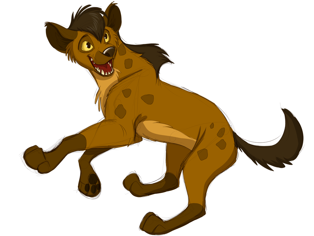 1032x774 Happy Spotted Hyena Without Background