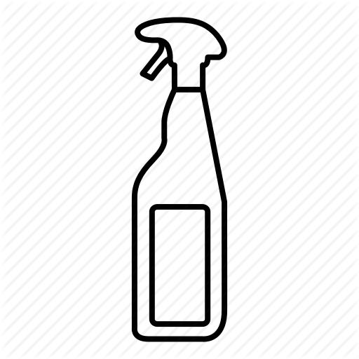 512x512 Bottle, Cleaning, Liquid, Spray Icon