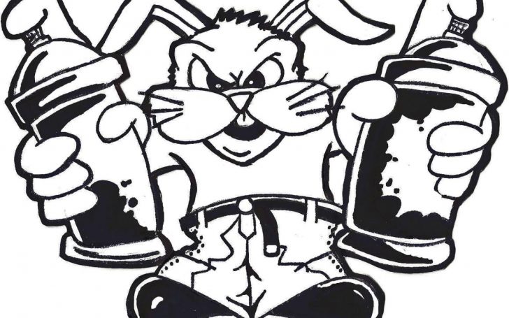 728x455 Cool Graffiti Drawings Art And Easy Of Spray Cans Step