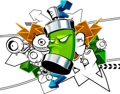 400x313 Drawing Alphabets Spray Paint Graffito Transparent Png Clipart