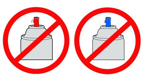 492x282 Spray Paint Can Nozzles A Pattern Of Many Used And Soiled Nozzles