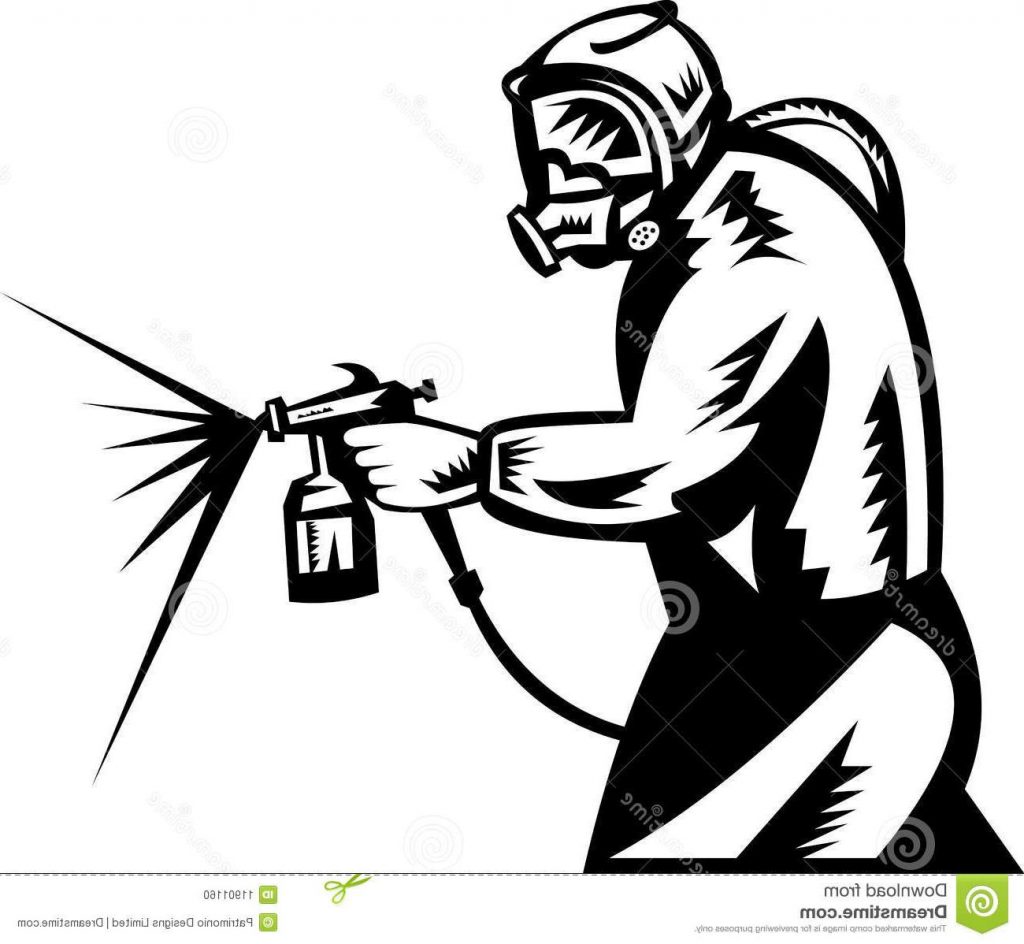 1024x944 Spray Paint Gun Clipart